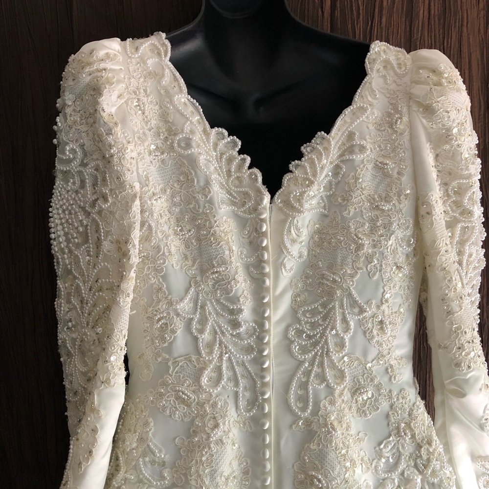 Wedding Gown NEW custom 9-10 - Picture 8 of 8
